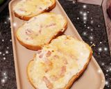 Une image de l'étape 5 de Tartines bruschettas crème lardons gruyère râpé parmesan ou cheddar et champignons.