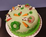 Tengerimalacos, mascarpones Szivárvány torta recept fázis 6 fotója