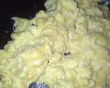 A picture of step 5 of Sig's Scrambled Egg O'(range) la la.