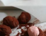 A picture of step 8 of Just Like Truffles - Cheese and Chocolate Wrapped Mochi.