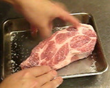A picture of step 1 of Szechuan Style Twice Cooked Pork.