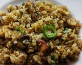 Foto langkah ke 6 dari resep Nasi goreng hijau ati ampela.