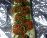 A picture of step 5 of LuBella's Slammin Pepperoni Pizza Bread.