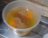 Foto langkah ke 3 dari resep Tempe goreng telur.