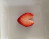 A picture of step 2 of Sakura and Plum Flowers with Just 3 Strawberries.