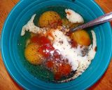 A picture of step 4 of Taisen's Father's Day Breakfast.