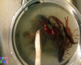 A picture of step 12 of Preparing and Serving Crayfish.