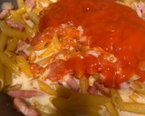 Foto del paso 2 de la receta: Pasta con puerro, bacon y champiñones