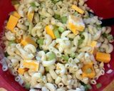A picture of step 11 of taisen's macaroni salad.