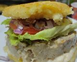 Foto del paso 14 de la receta: Arepa rellena de fiambre de pollo casero🫓🥙🥯