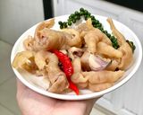 Hình bước làm 1 của món Chân gà ngâm nước mắm
