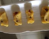A picture of step 5 of Mango chocolate pan roll.