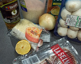 Foto del paso 1 de la receta: Risotto al limón 🍋 con champiñones y bacon 🍴