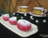 Foto langkah ke 3 dari resep Donat Buah Naga Merah.