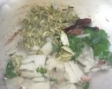 A picture of step 1 of Masala Tea.