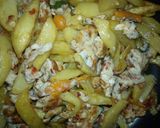 A picture of step 5 of Sultan chips.