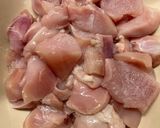 A picture of step 1 of Lemon shish tawook.