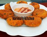 A picture of step 1 of Yam nuggets kebab.