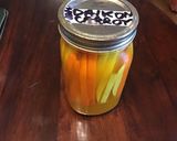 A picture of step 3 of California Farm Pickling Carrots Daikon Sticks.