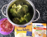 Foto del paso 1 de la receta: Brócoli con jamón y bechamel