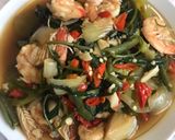 Foto langkah ke 5 dari resep Tumis Kangkung Ber-Udang🍤🥗.