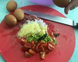Omelette egg recipe step 2 photo