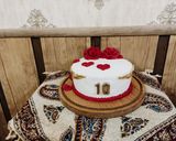 عکس مرحله 12 از دستور کیک سالگرد ازدواج و خمیر ژلارد