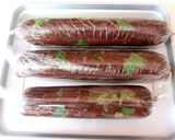 A picture of step 5 of Chocolate Cookies with Lots of Fresh Mint.
