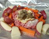 A picture of step 3 of Foil Burgers.