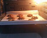 A picture of step 9 of Sticky chocolate chip and ginger cookies.