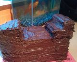 A picture of step 9 of Vickys Pirate Galleon Cake!.
