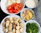 Hình bước làm 1 của món Canh Nghêu nấu mẻ