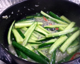 A picture of step 3 of Cucumber Stir Fry.
