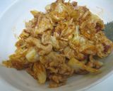 A picture of step 6 of Stir Fried Cabbage and Pork with Tomato Sauce.
