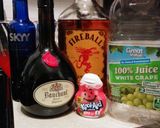 A picture of step 1 of New years punch.