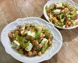 Csicseriborsós uborkasaláta recept fázis 1 fotója