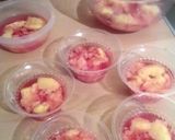 A picture of step 2 of Vickys Individual Trifle Puddings.