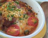 A picture of step 12 of Tomato Sauce Simmered Hamburger Gratin.