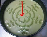 A picture of step 12 of Matcha Cheesecake.