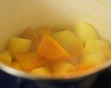 A picture of step 1 of Kabocha Squash Croquette Bento.