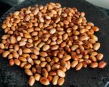 A picture of step 1 of Peanut Coriander spicy chutney.