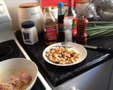 A picture of step 1 of Honey Chicken Stir-fry.