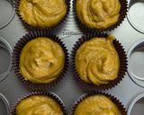 Foto langkah ke 3 dari resep Pumpkin Muffins (1 butir telur saja).