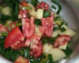 ગાંઠીયા લીલી ડુંગળી બટેટાનું શાક(Ganthiya-lili dungli-bataka nu shak recipe in Gujarati) રેસીપી સ્ટેપ2ફોટો