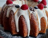 Foto del paso 18 de la receta: Bundt cake de nueces pecanas, chocolate blanco/crema almendra s/g