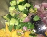 A picture of step 2 of Cool Mango salad.