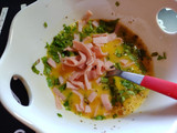 Omelette jamón queso cilantro 🥚🧀💚