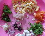 Foto langkah ke 2 dari resep Macaroni and veggie soup (mpasi baby ammar 12+).