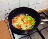 A picture of step 2 of Chorizo and Bean Stew.