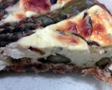 A picture of step 9 of scrummy savoury veggie cheesecake.